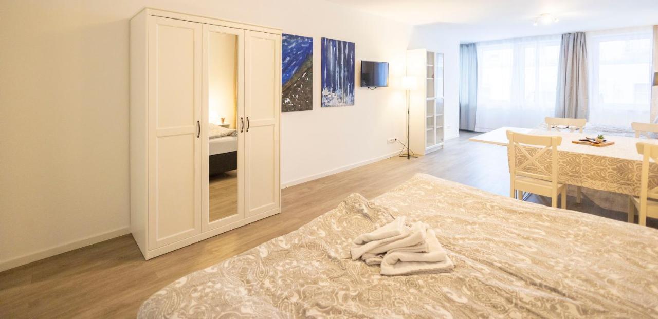 City Apartment Kuche Bad Im Zentrum Ravensburgs A06 Bagian luar foto